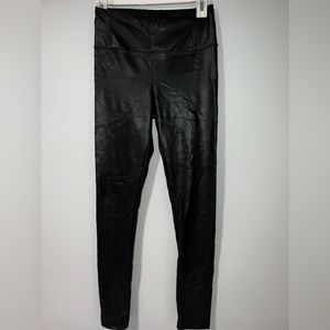 Faux leather leggings